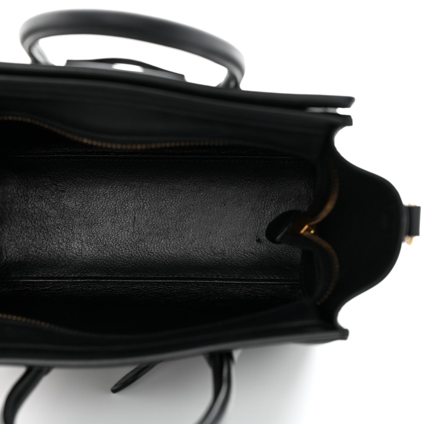 Smooth Calfskin Nano Luggage Black