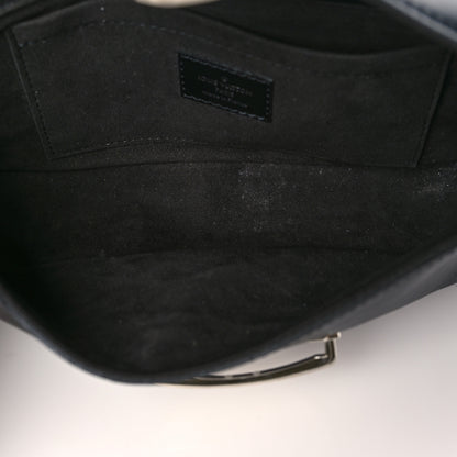 Louis Vuitton Epi Montaigne Clutch Black 5 of 8