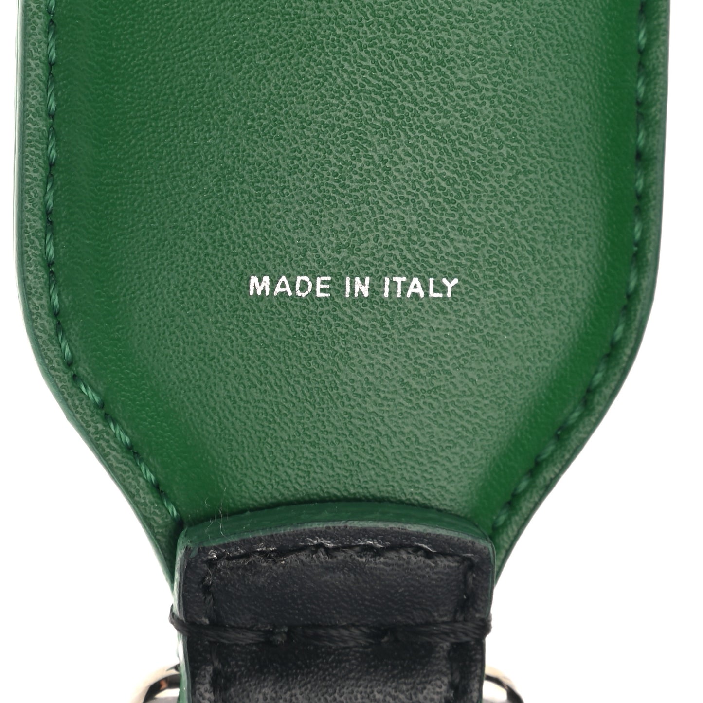 Vitello T Studded Strap You Black Green