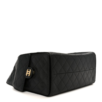Chanel Caviar Quilted Medium Chanel 25 Handbag Black 4 of 12