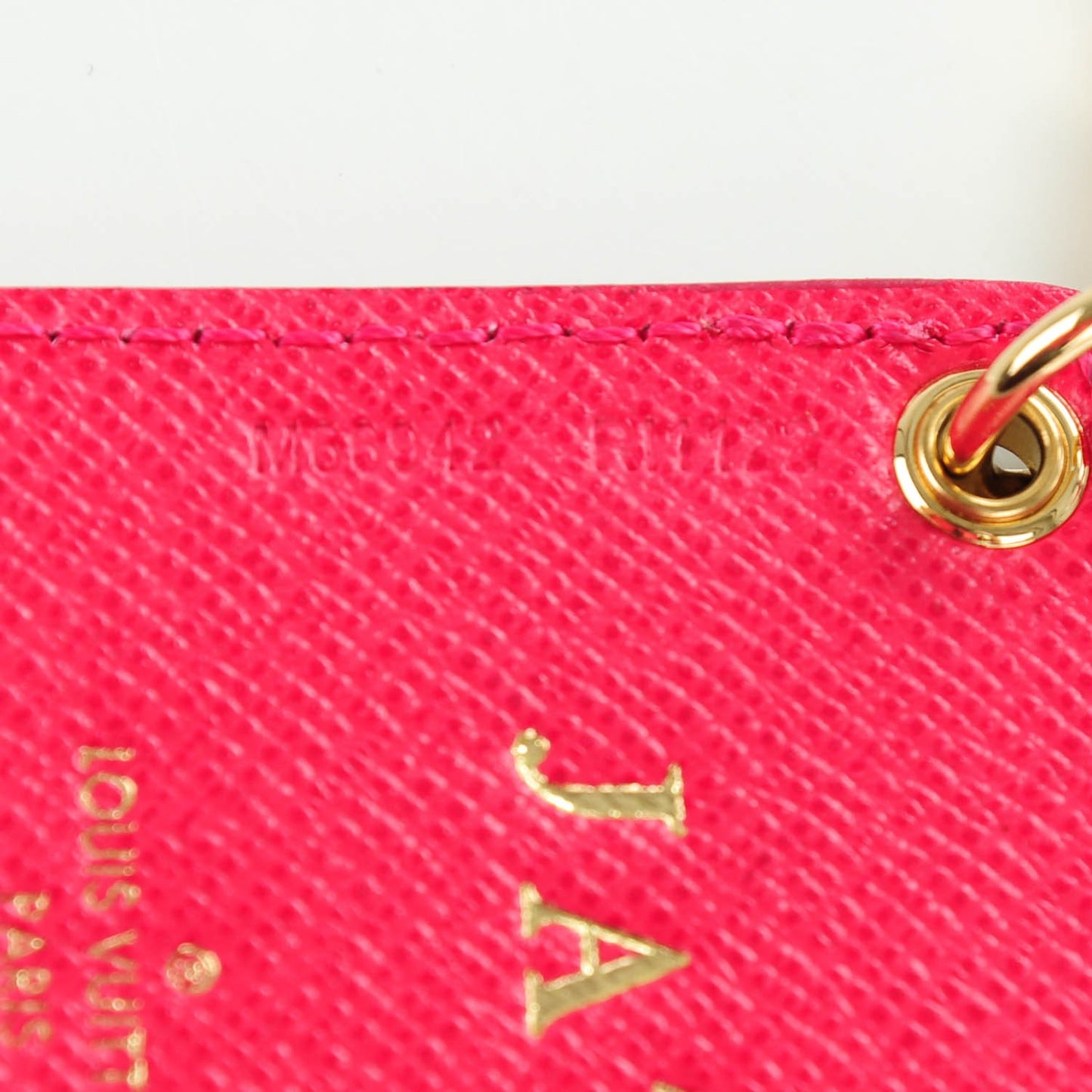 Monogram Illustre Carousel Bag Charm Key Ring Pink