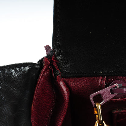 Chanel Lambskin Quilted CC Flap Shoulder Bag Black 9 of 9