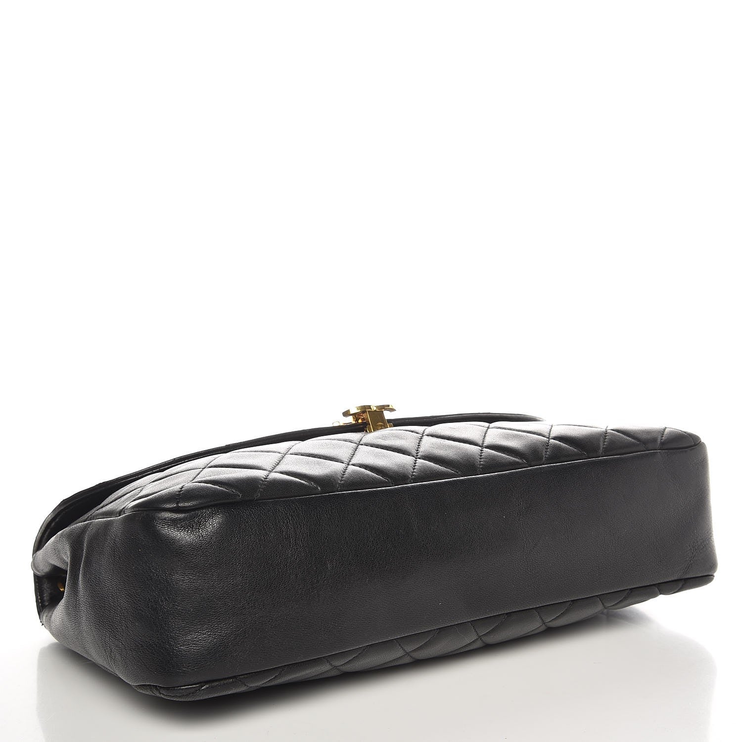 Chanel Lambskin Quilted Jumbo Single Flap Black 4 of 7