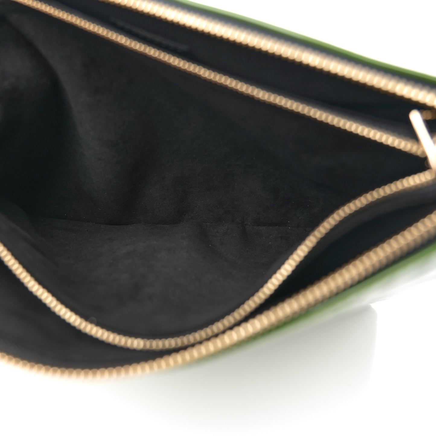 Patent Embossed Monogram Coussin PM Green Black