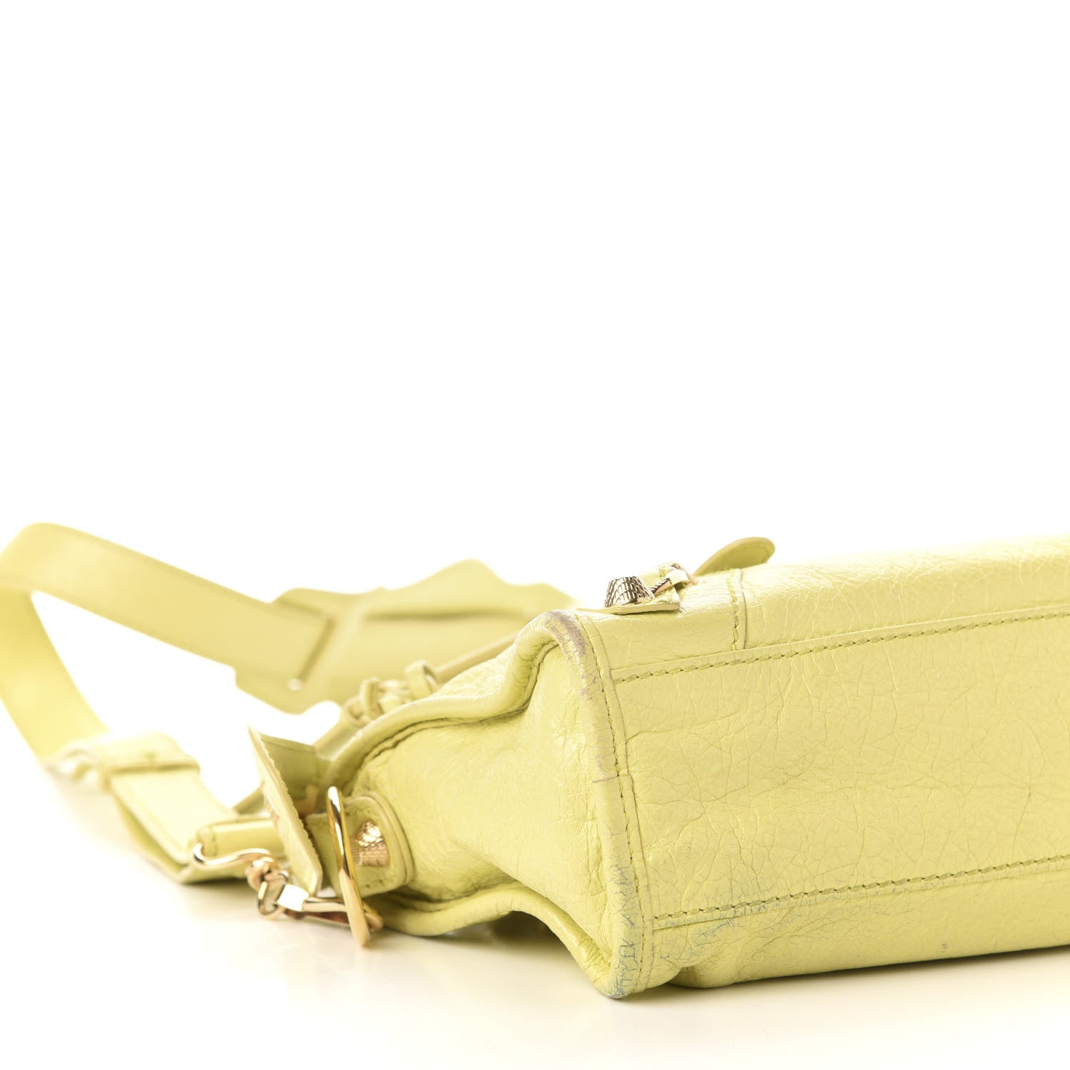 Balenciaga Agneau Giant 12 Gold Hardware Mini City Jaune Citronnade 7 of 18