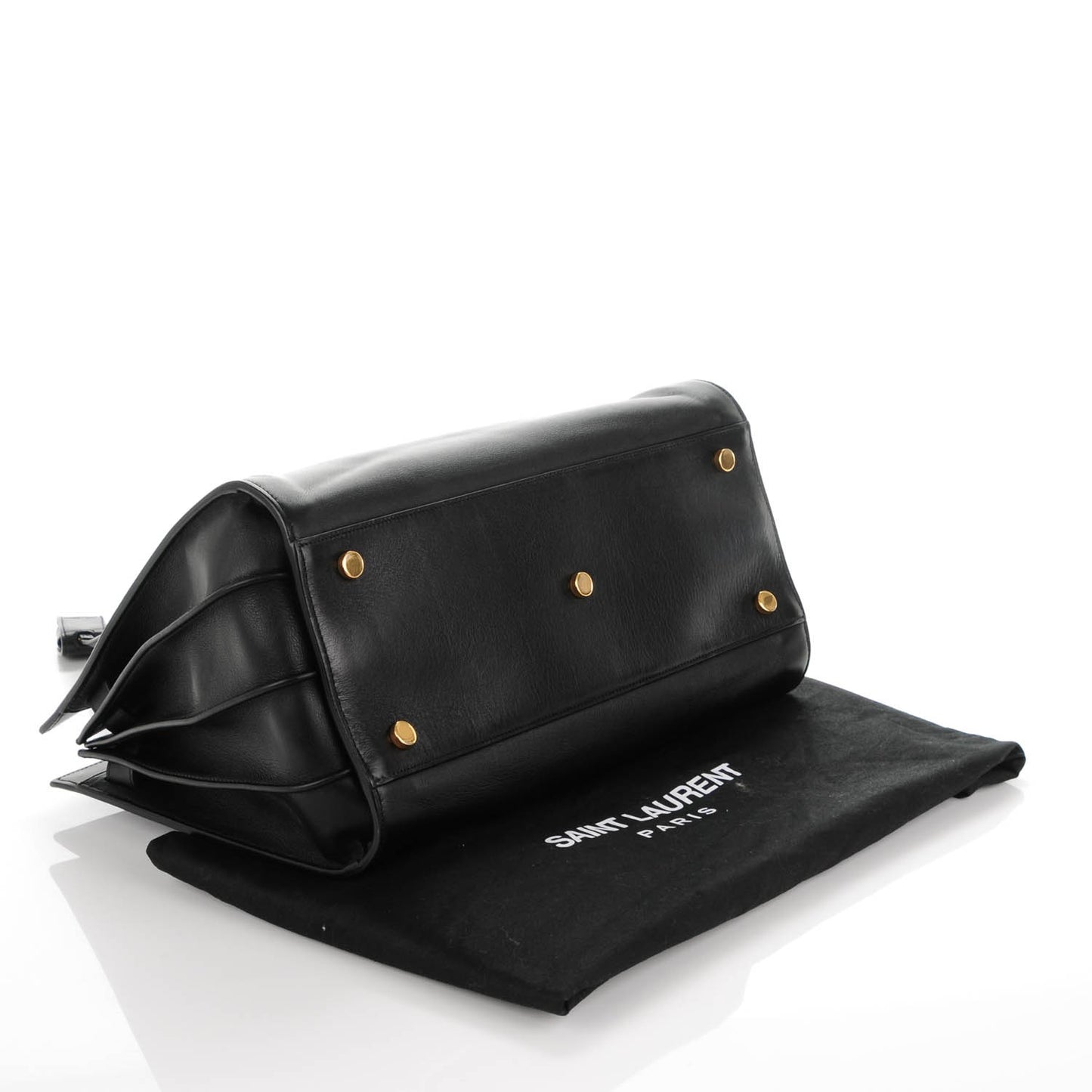 Calfskin Small Sac De Jour Black