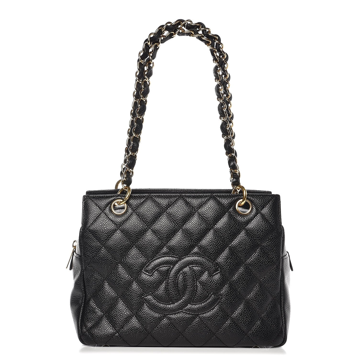 Chanel Caviar Quilted Petit Timeless Tote PTT Black 1 of 7