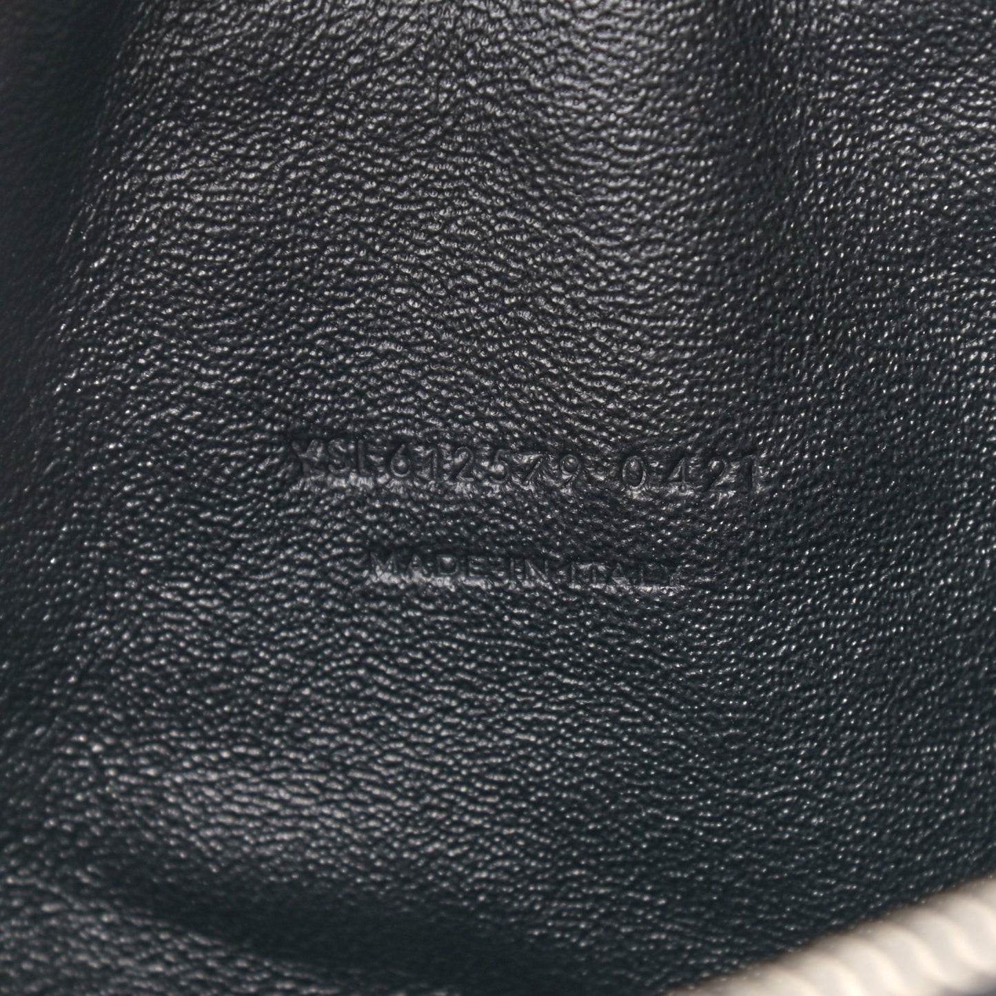 Grain De Poudre Matelasse Monogram Mini Lou Camera Bag Black