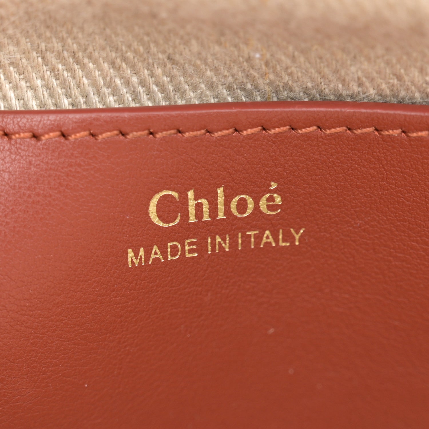 Chloe Calfskin Mini Judy Shoulder Sepia Brown 6 of 12