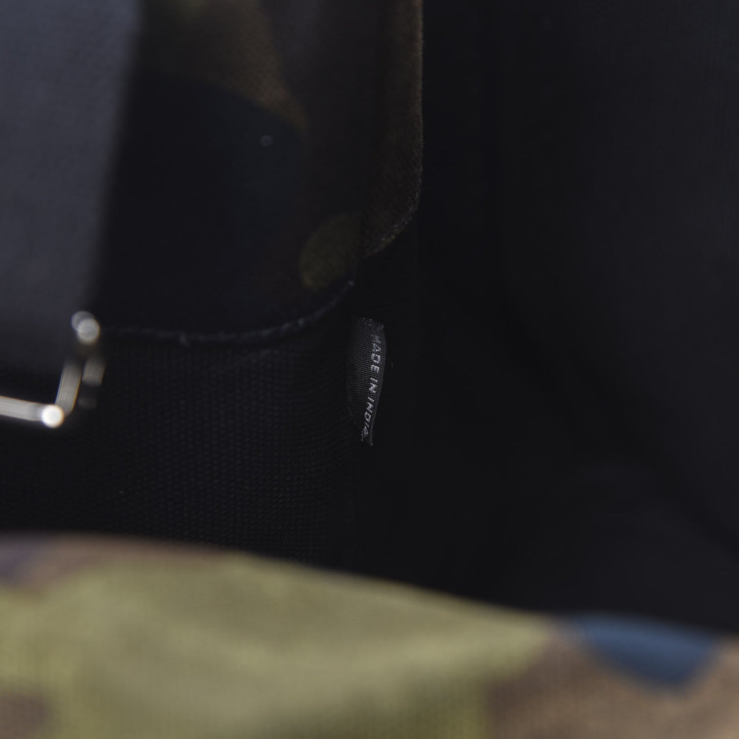 Canapa Camouflage Tote Mimetico