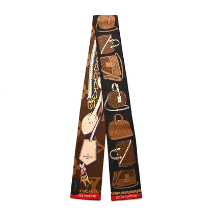 Louis Vuitton Silk Monogram Tribute to Bandeau Brown 2 of 4