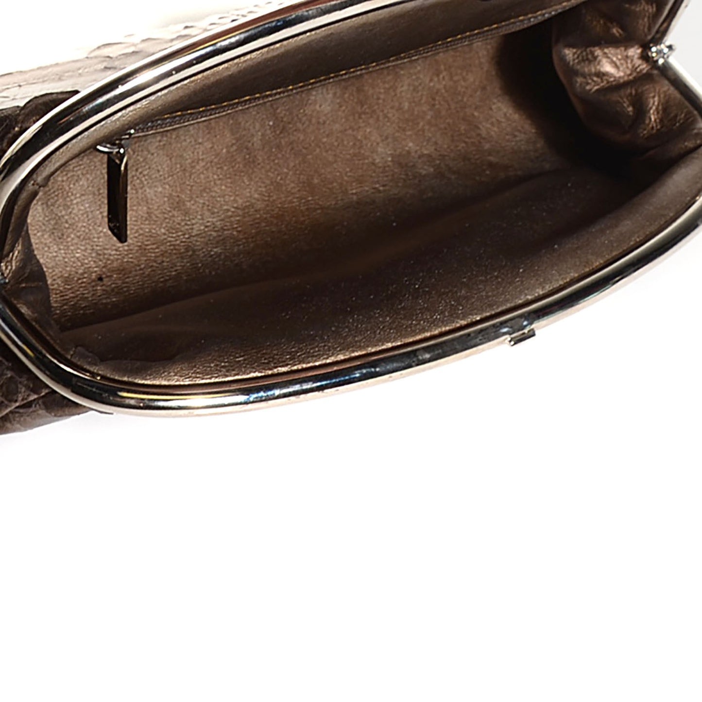 Python Timeless Clutch Bronze