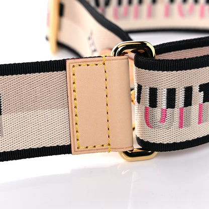 Louis Vuitton Jacquard Speedy Bandouliere 20 Shoulder Strap Black 6 of 8