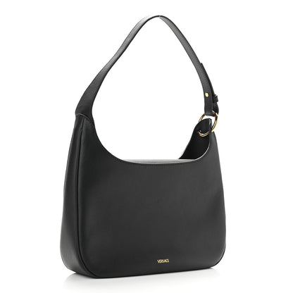 Versace Calfskin La Medusa Hobo Black 3 of 9
