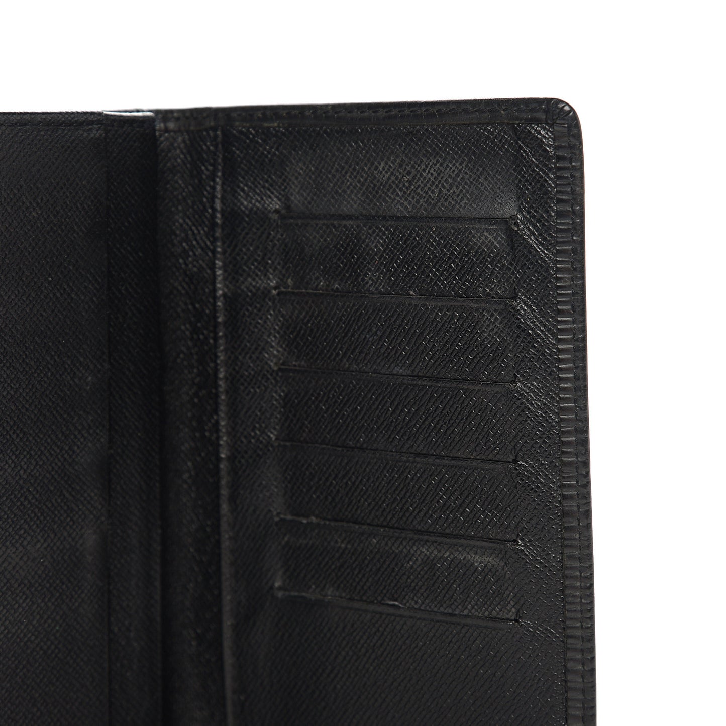 Epi Porte Valeurs Checkbook Wallet Black