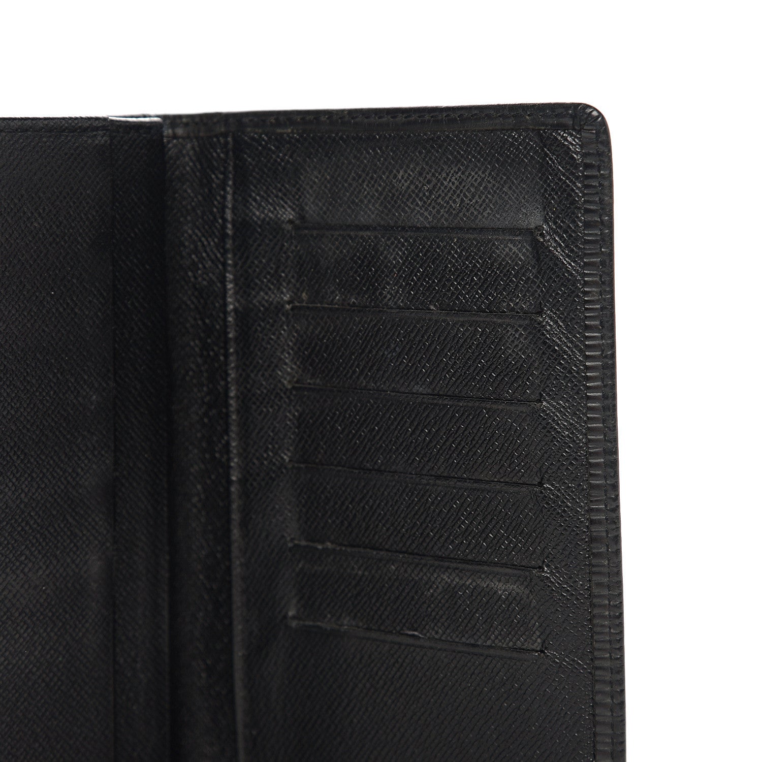 Louis Vuitton Epi Porte Valeurs Checkbook Wallet Black 6 of 7