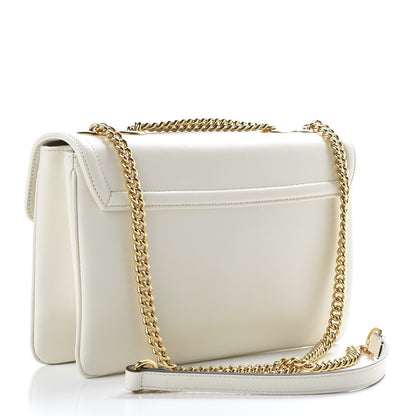 Gucci Vitello Palmellato Lux Crystal Medium Rajah Shoulder Bag Mystic White Multicolor 3 of 11