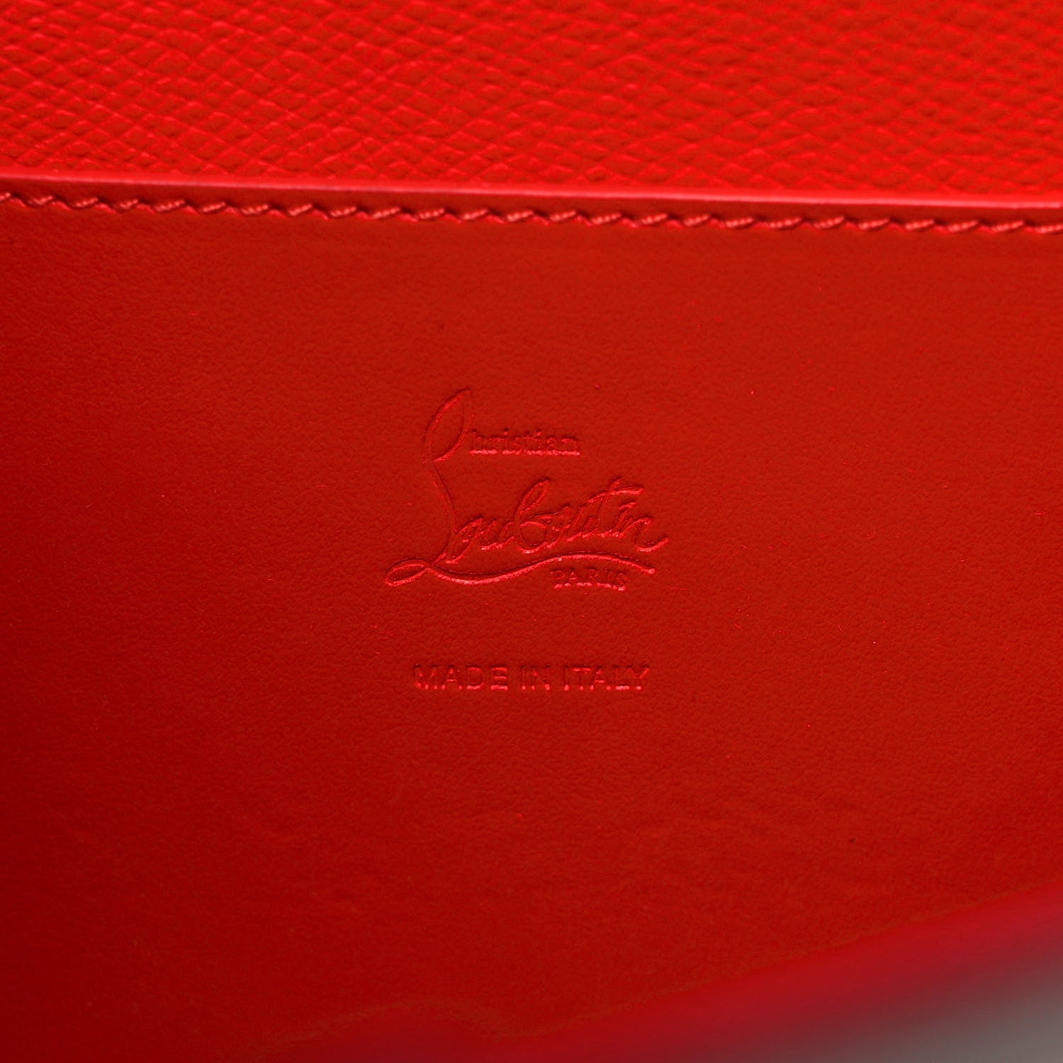 Christian Louboutin Calfskin Spiked Small Cabarock Shopper Tote Pink 6 of 10