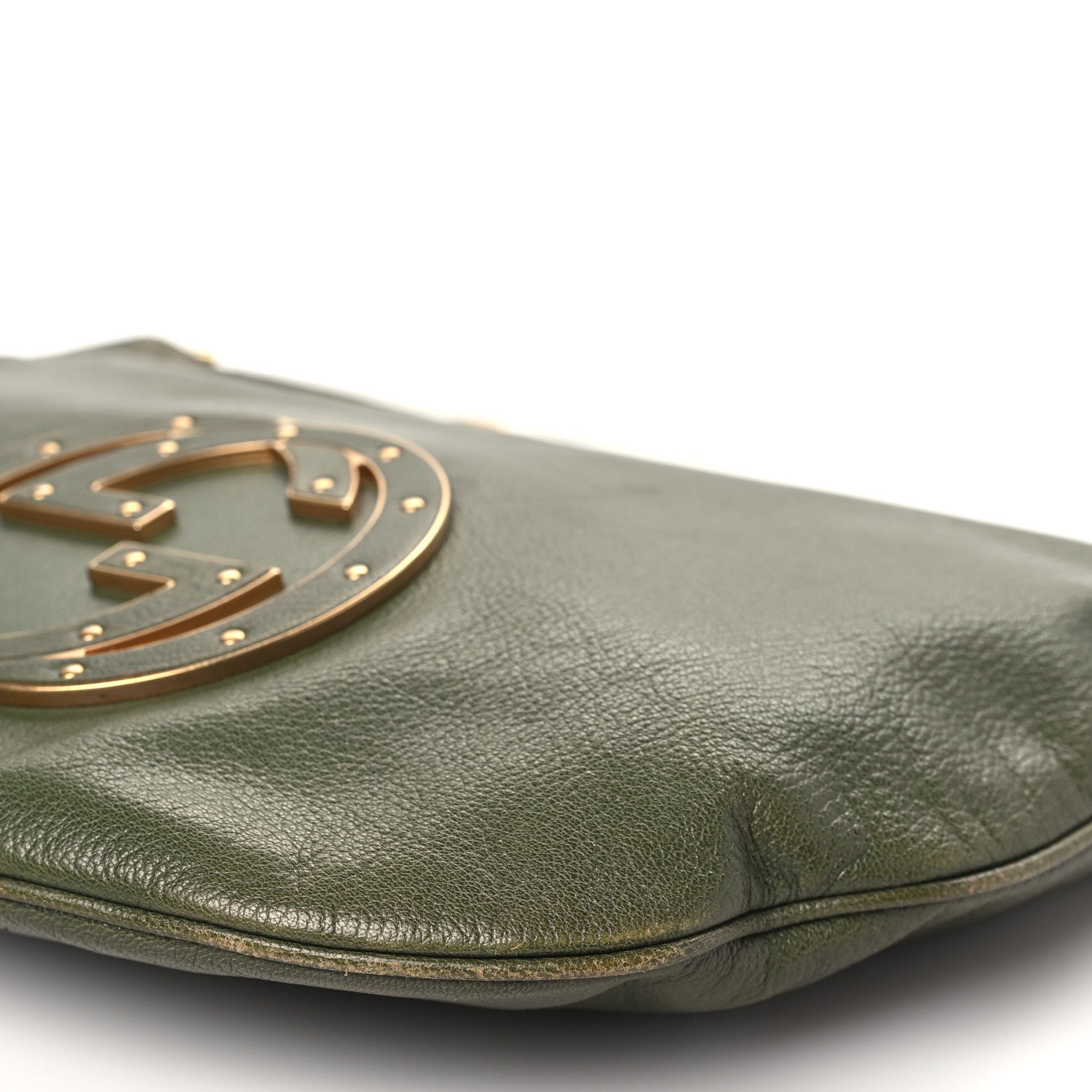 Gucci Leather Small Blondie Hobo Green 10 of 13