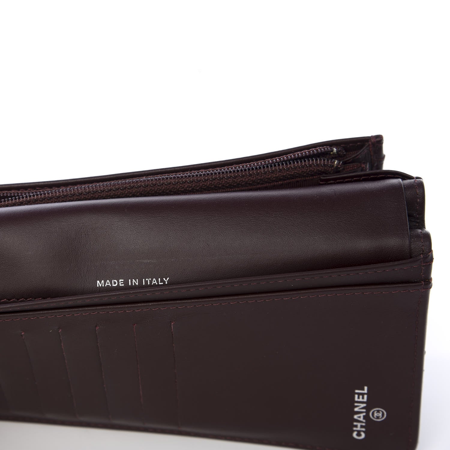 Chanel Caviar Quilted Yen Wallet Black 4 of 7