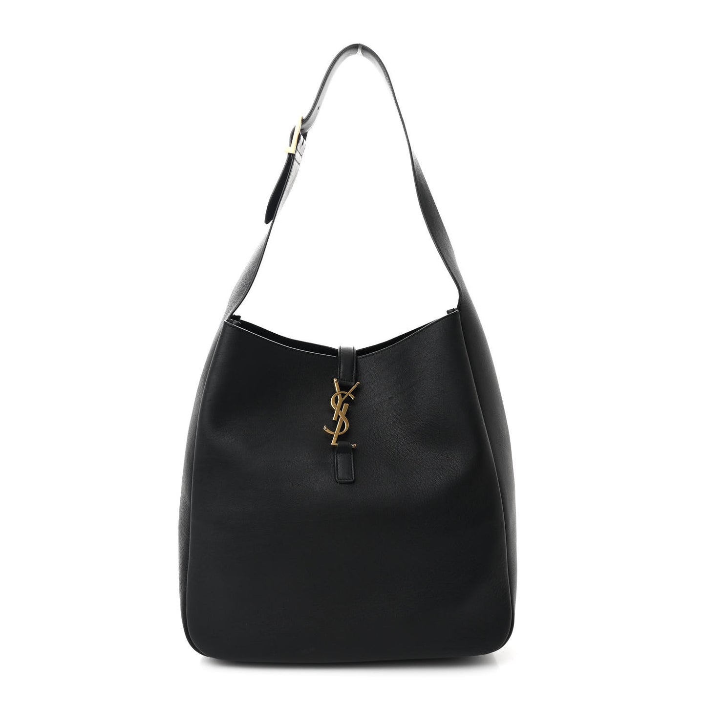 Smooth Calfskin Large Le 5 A 7 Soft Hobo Black