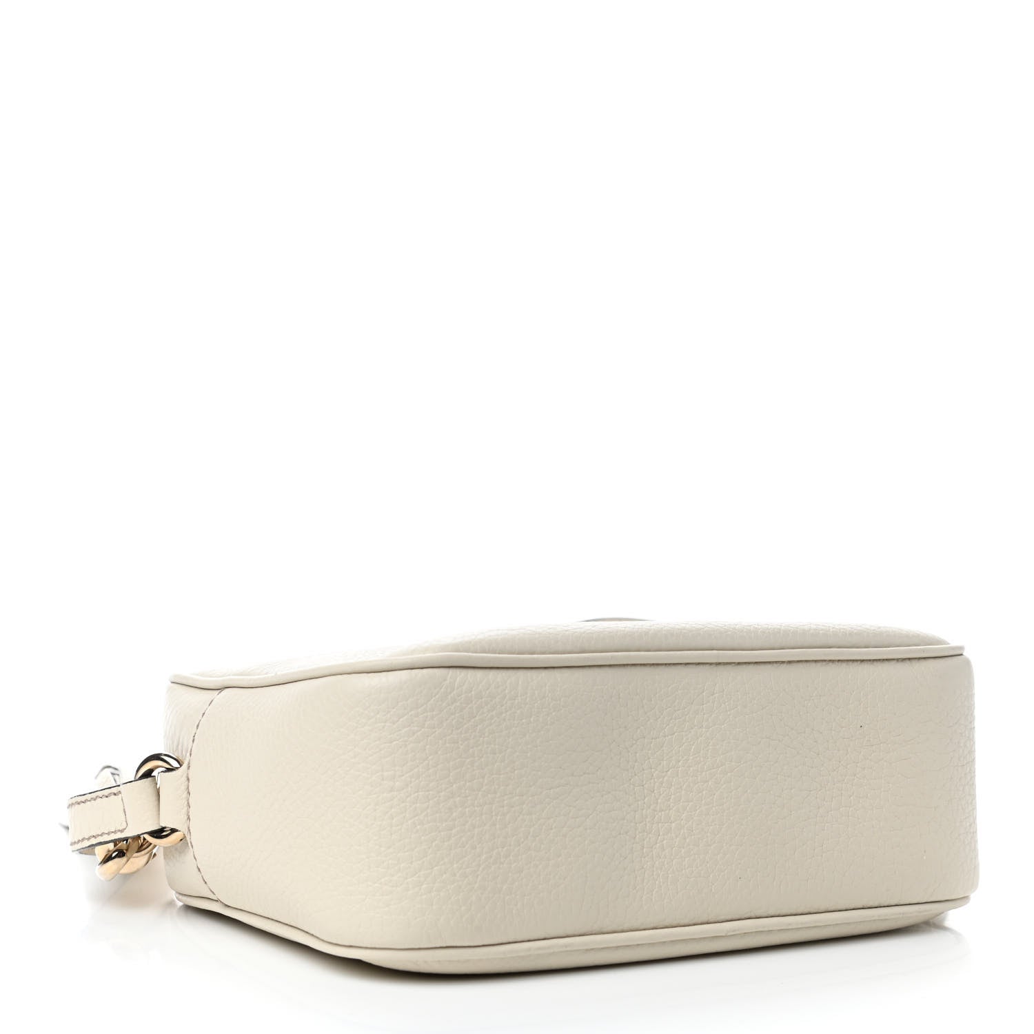 Gucci Pebbled Calfskin Small Soho Disco Bag Off White 4 of 5
