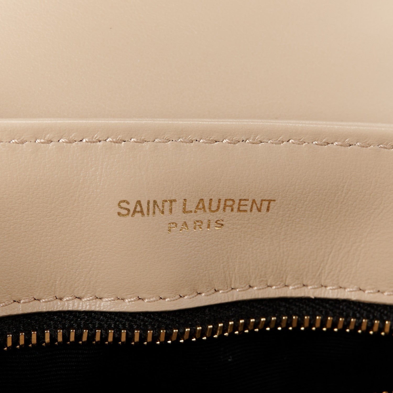 Saint Laurent Calfskin Y Quilted Monogram Toy Loulou Crossbody Bag Dark Beige 6 of 11