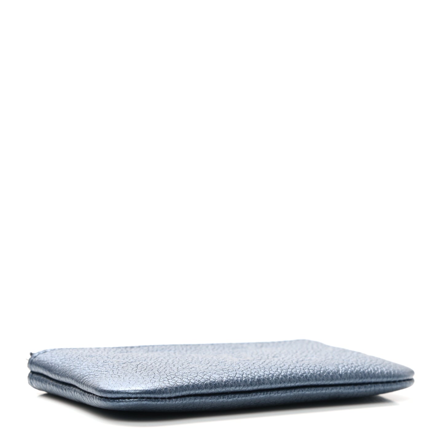 Metallic Empreinte Monogram Giant Key Pouch Navy Nacre