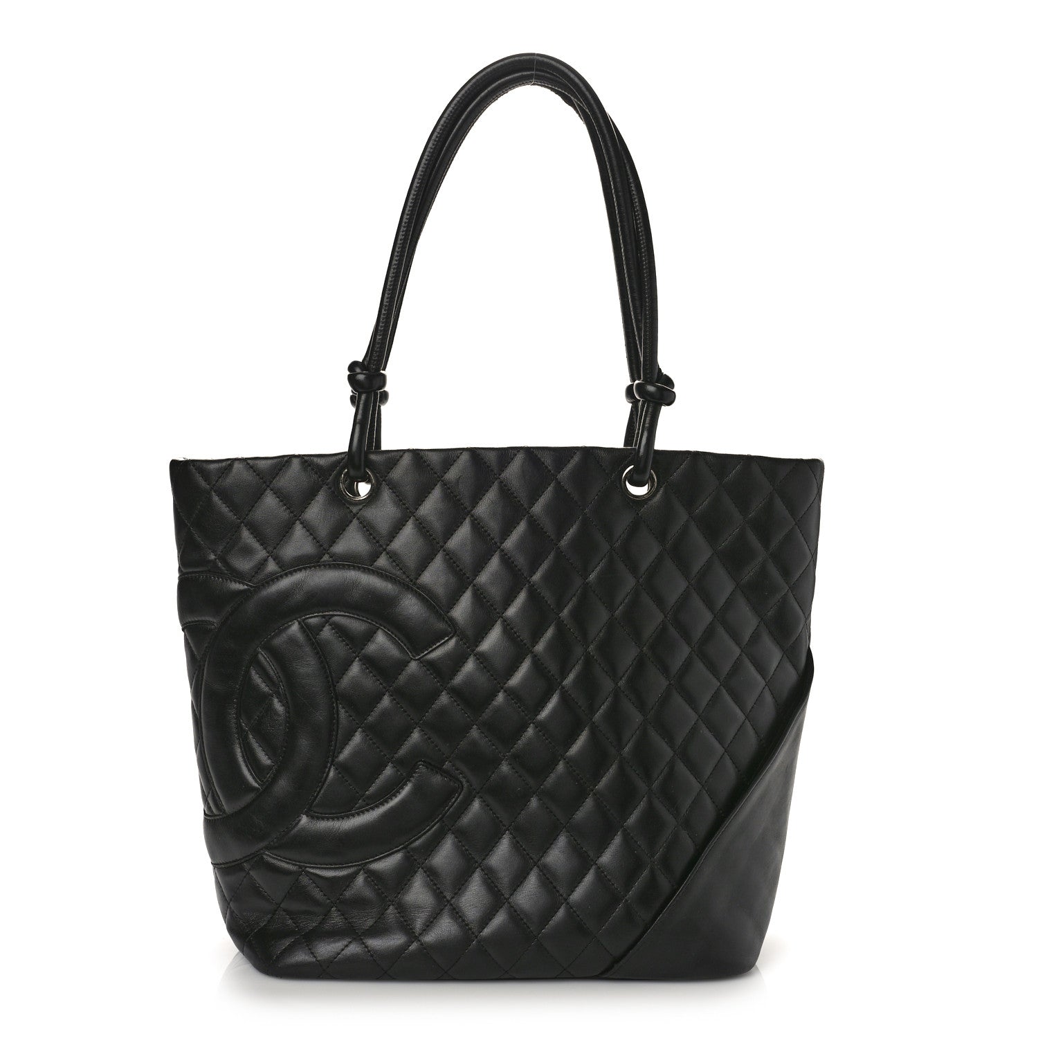Chanel Calfskin Quilted Large Cambon Tote Black 1 of 13