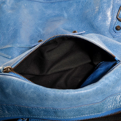 Balenciaga Chevre Classic Hardware Day Hobo French Bleu 11 of 13