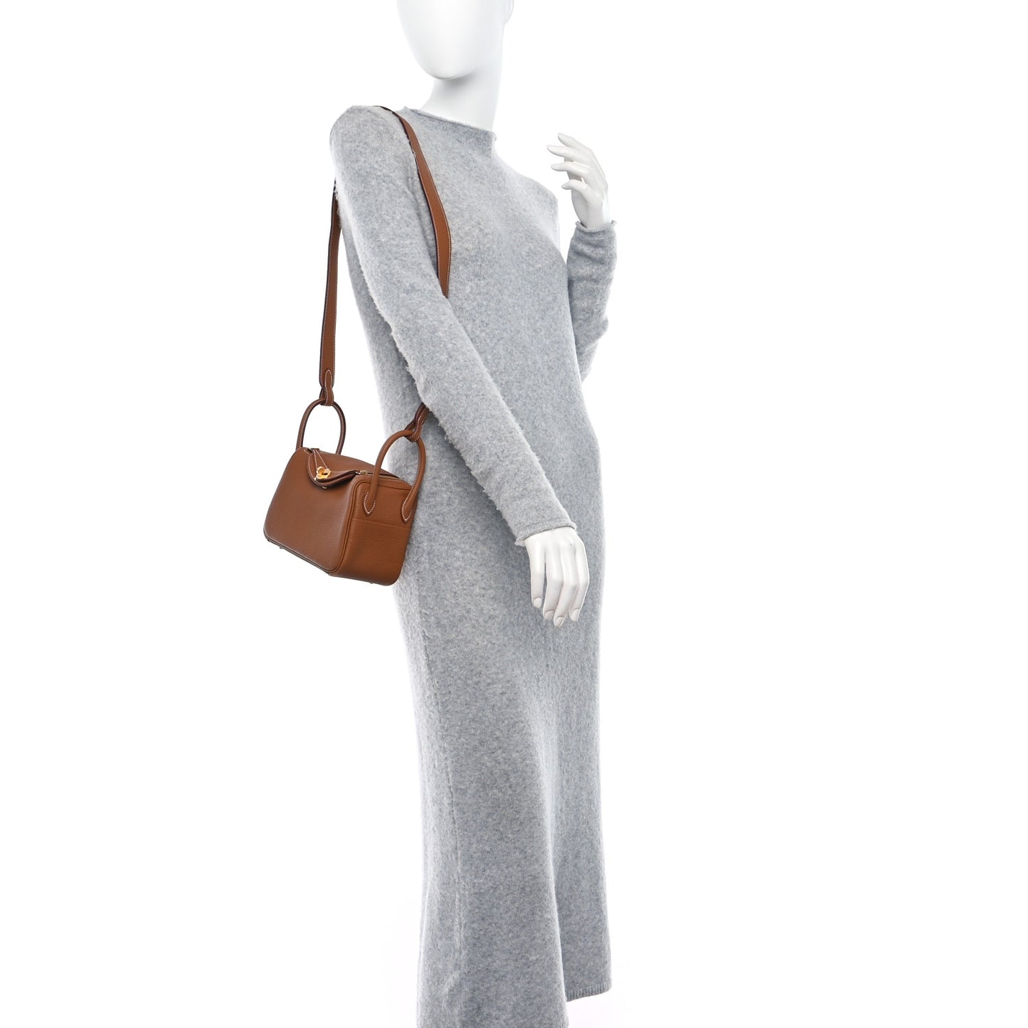 Taurillon Clemence Mini Lindy 20 Gold