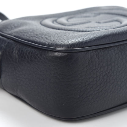 Gucci Pebbled Calfskin Small Soho Disco Bag Blue 7 of 12
