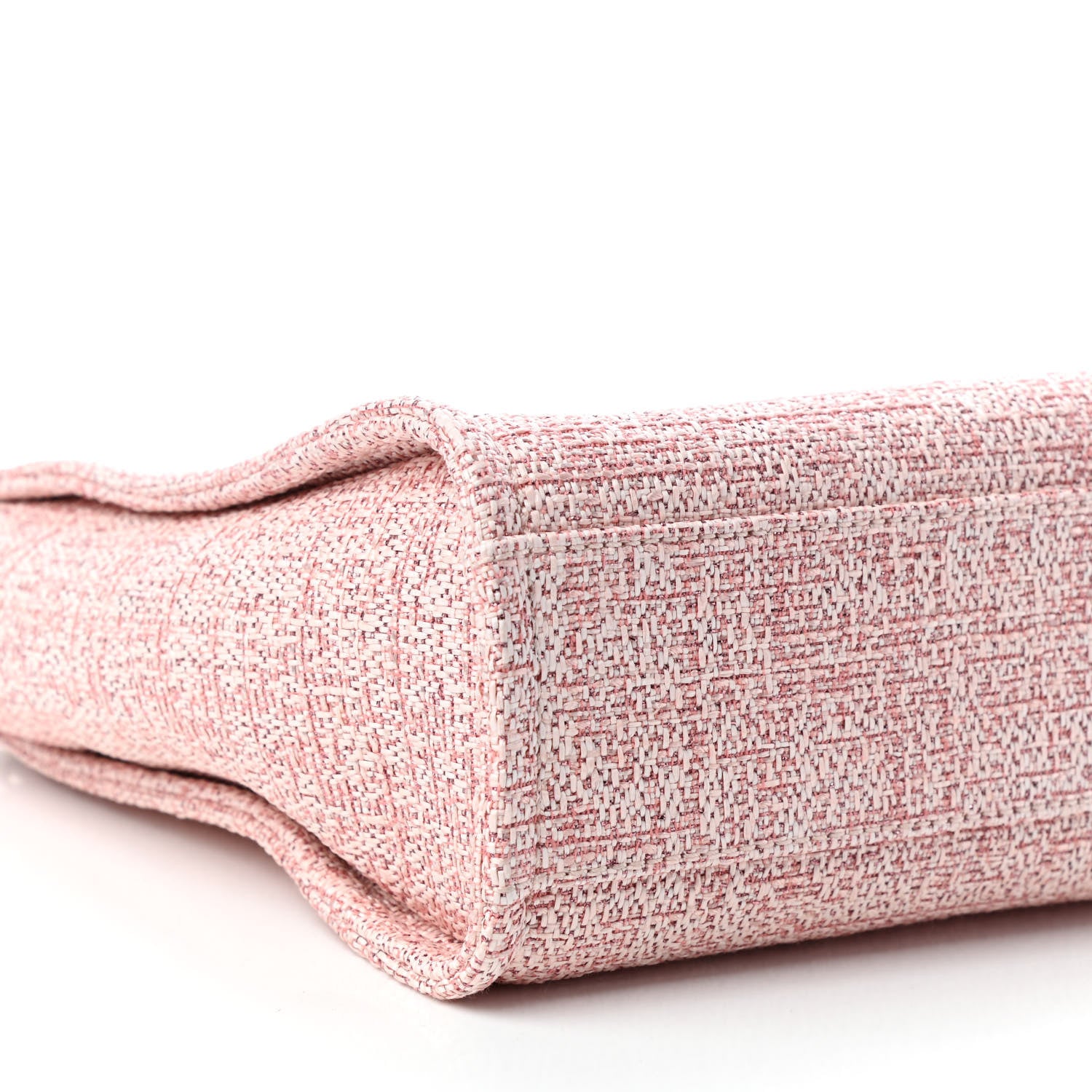Chanel Lurex Boucle Mini Deauville Tote Pink 8 of 10