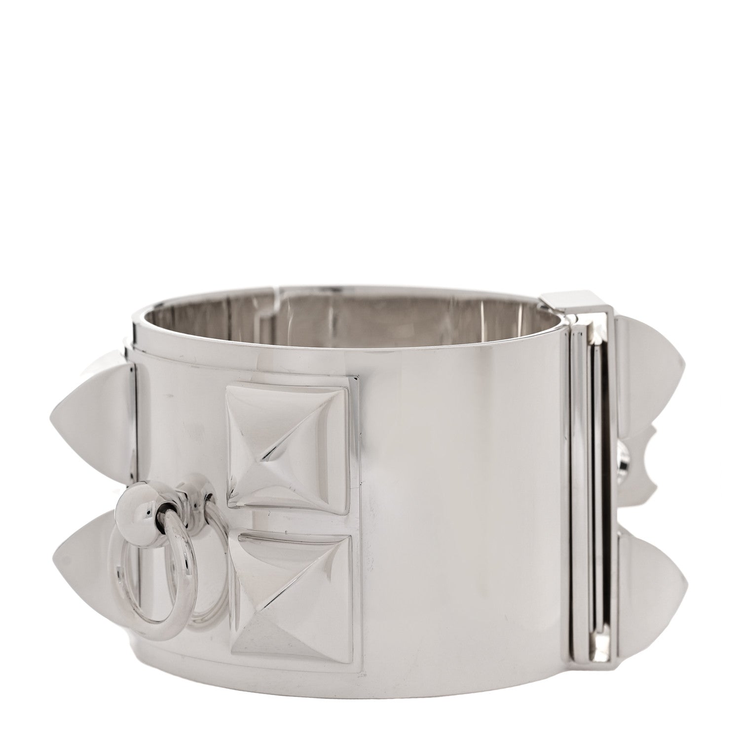 Hermes Sterling Silver Collier De Chien Bracelet SH 1 of 4