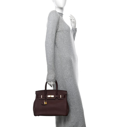 Hermes Togo Birkin 30 Bordeaux 2 of 10