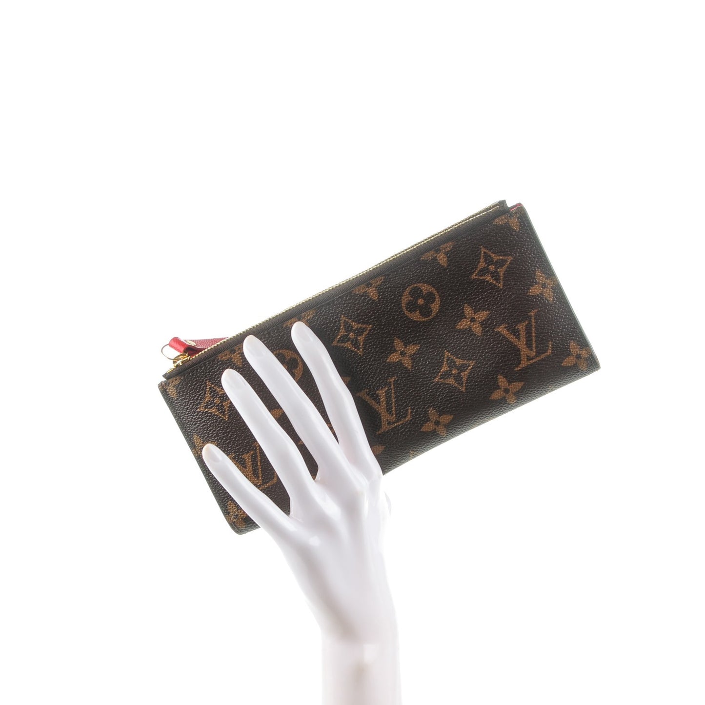 Monogram Adele Wallet Coquelicot