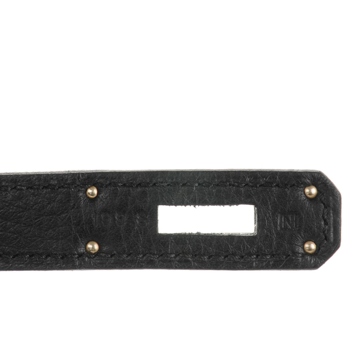 Hermes Taurillon Clemence Kelly Retourne 35 Black 9 of 23