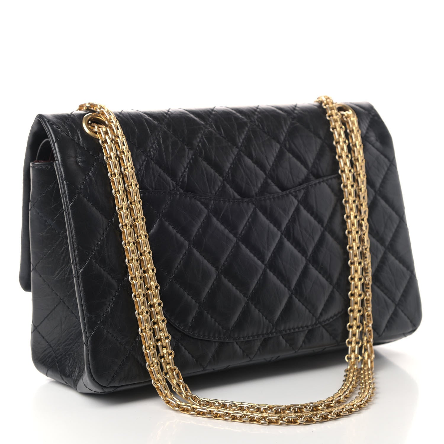 Chanel Aged Calfskin Quilted 2.55 Reissue 226 Flap Black 2 of 6