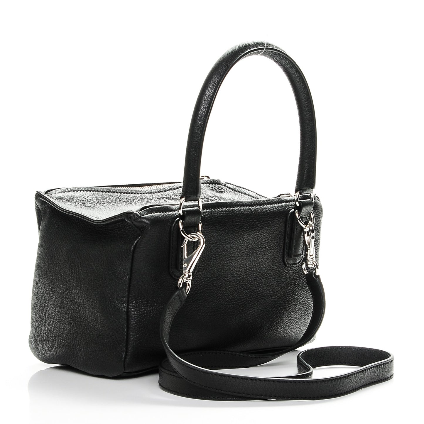 Sugar Goatskin Small Pandora Black