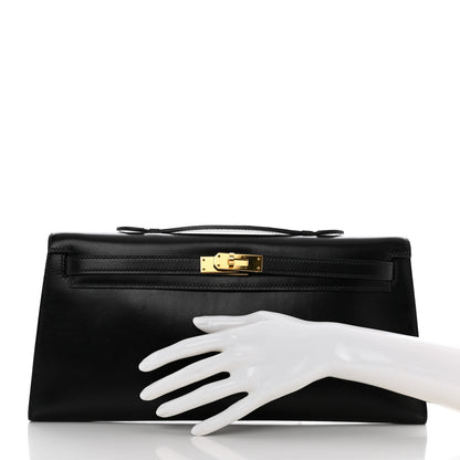 Hermes Box Kelly Longue Pochette Black 2 of 15