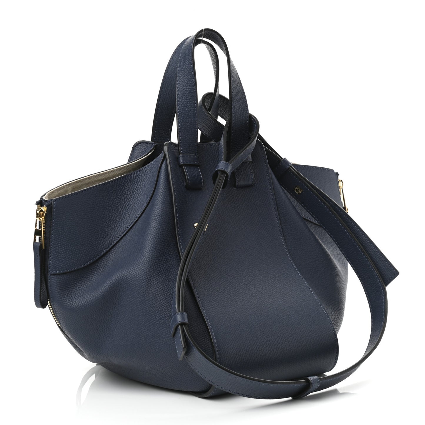 Calfskin Small Hammock Shoulder Bag Ocean