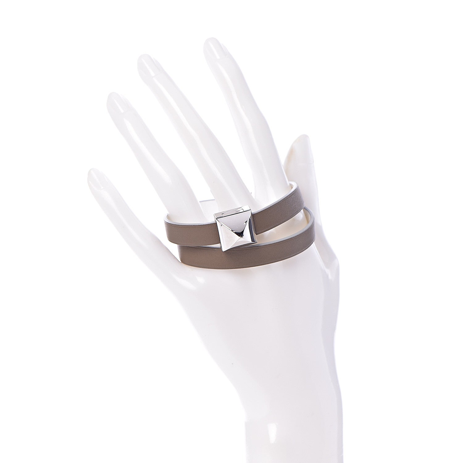 Hermes Swift Medor Infini Double Tour Bracelet T2 Etoupe 2 of 7