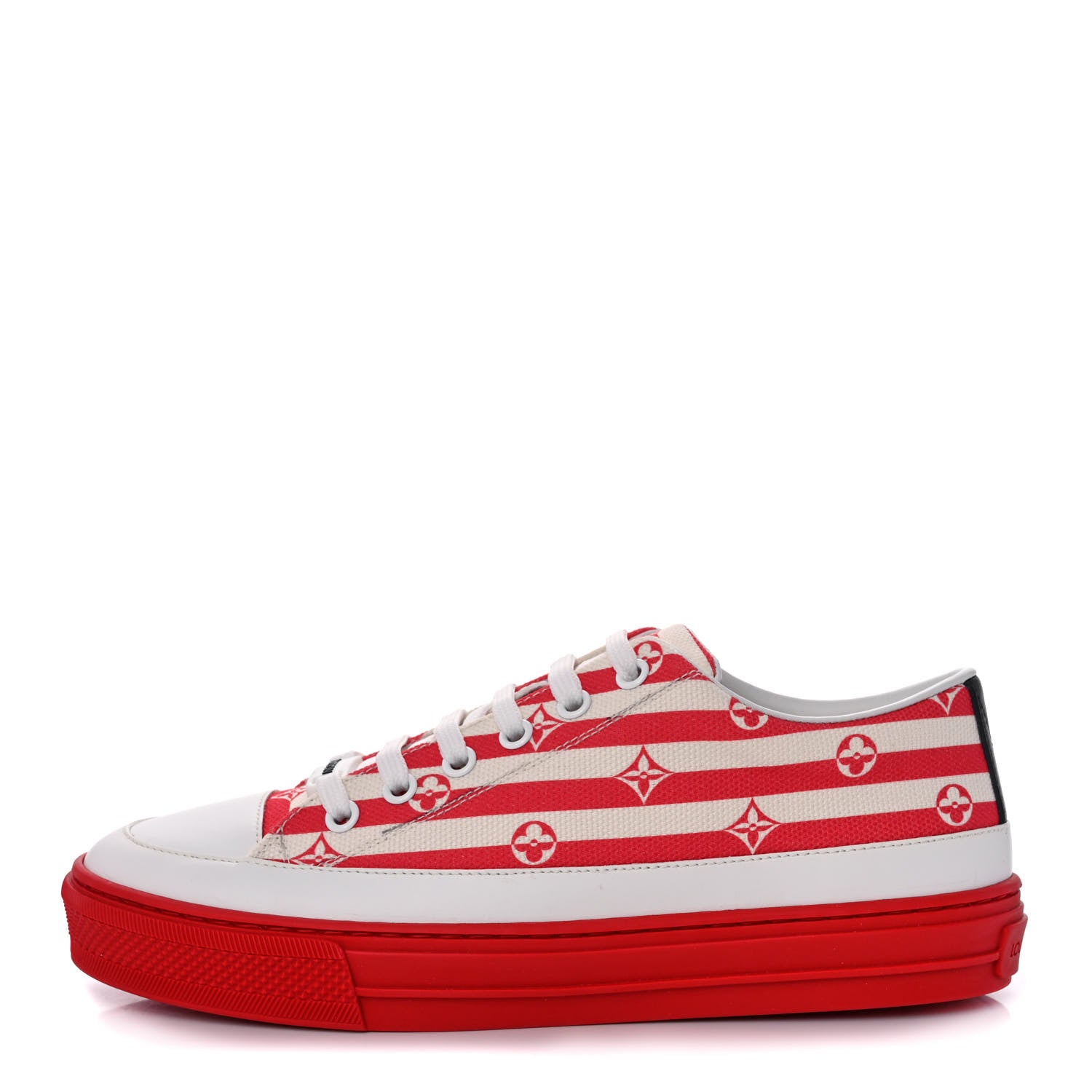 Louis Vuitton Canvas Escale Stellar Sneakers 36 Red 1 of 8