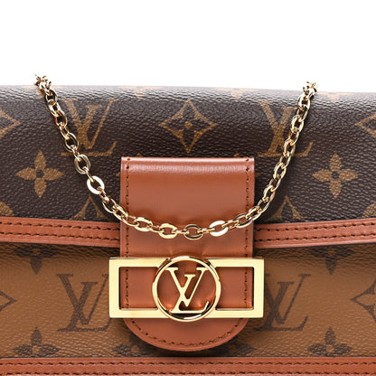 Louis Vuitton Reverse Monogram Dauphine Chain Wallet 7 of 10