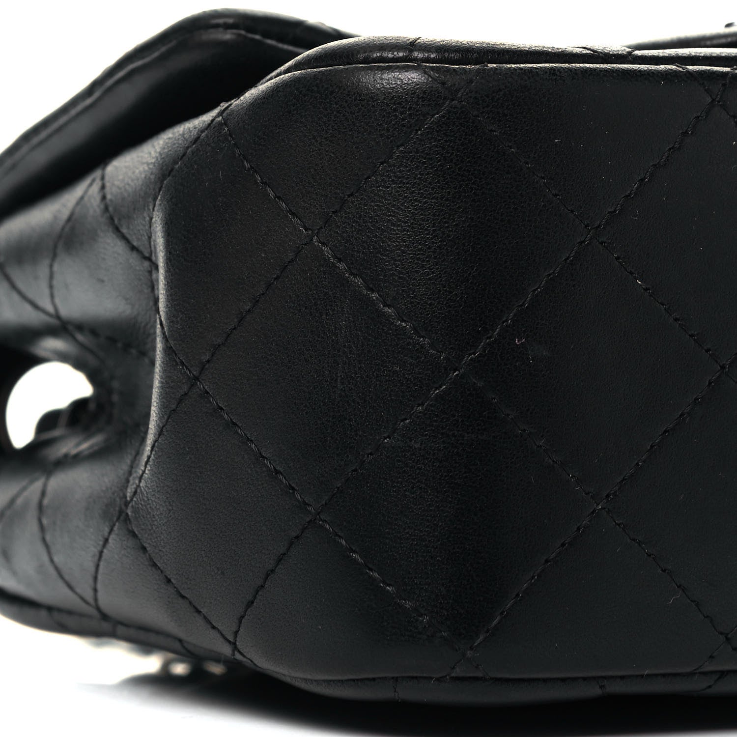 Chanel Lambskin Quilted Mini Square Flap Black 8 of 9