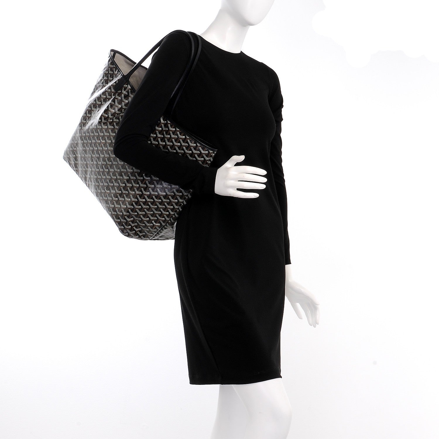 Goyard Goyardine Saint Louis GM Black 2 of 12