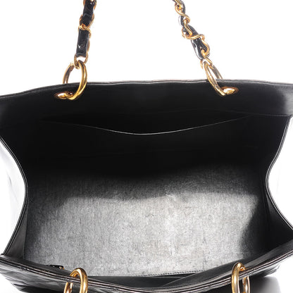 Chanel Patent Grand Shopping Tote GST Black 8 of 8