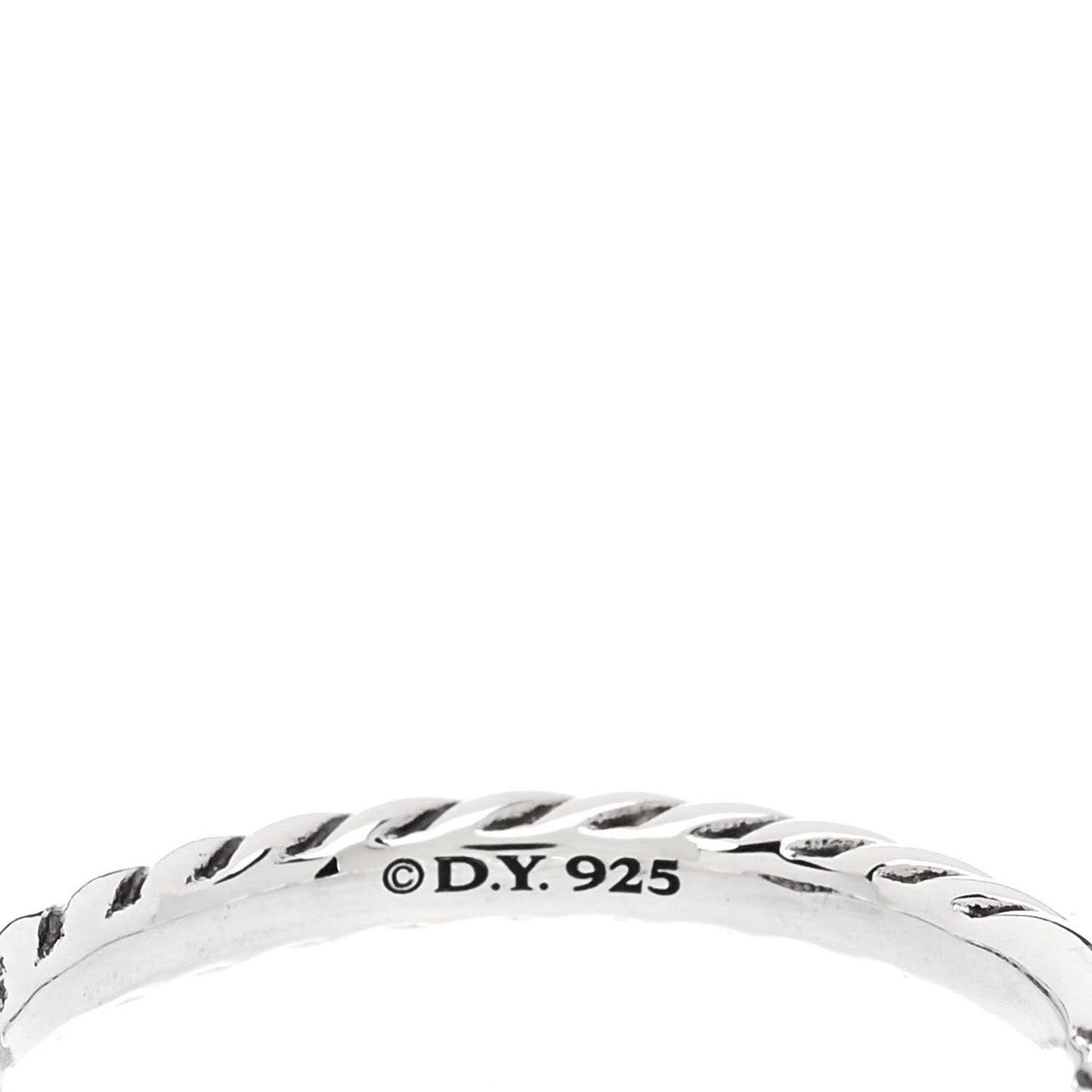 Sterling Silver Diamond Cable Classics Heart Ring 52 6