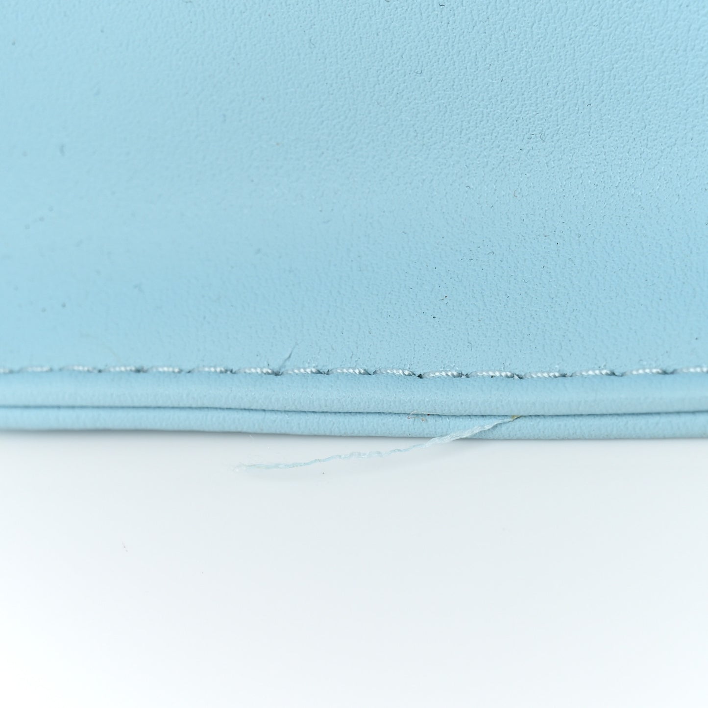 Vegan Leather Medium Shopping Bag Pool Blue