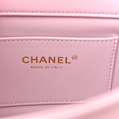 Chanel Lambskin Quilted Pearl Small Flap Light Purple 6 of 11